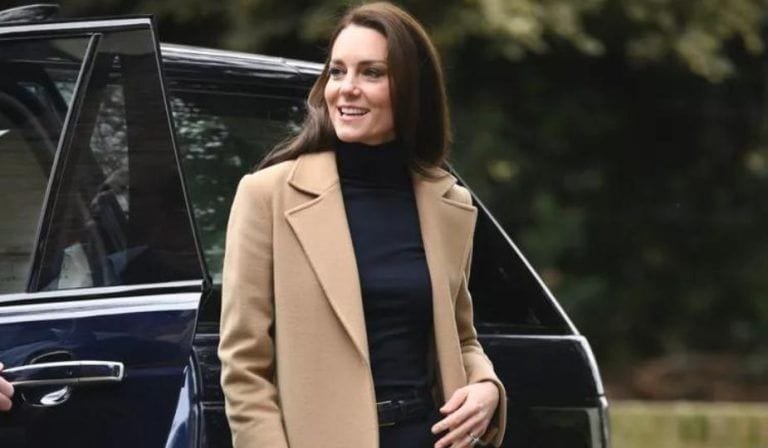 Kate Middleton lució la fórmula de 3 piezas