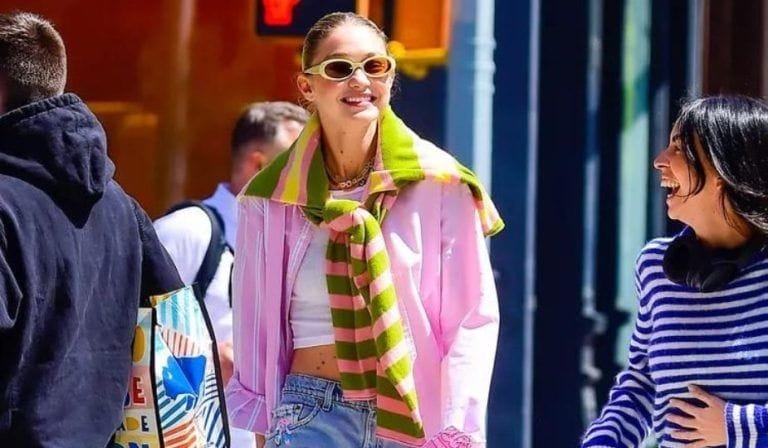 Gigi Hadid lució un Outfit desparejado
