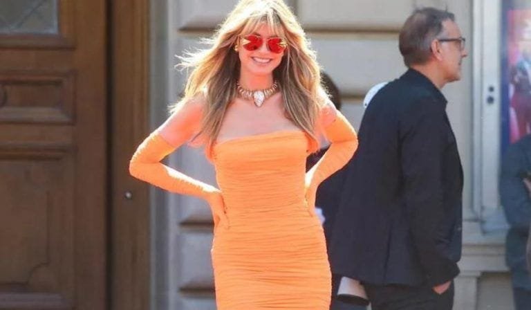 Heidi Klum tiene el vestido más favorecedor
