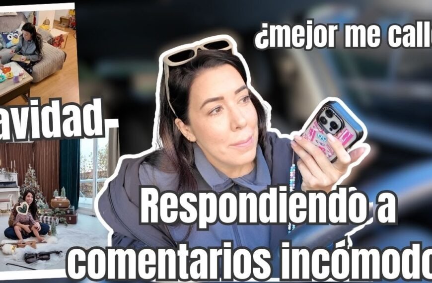 Respuesta a comentarios «incómodos» y fotos navideñas