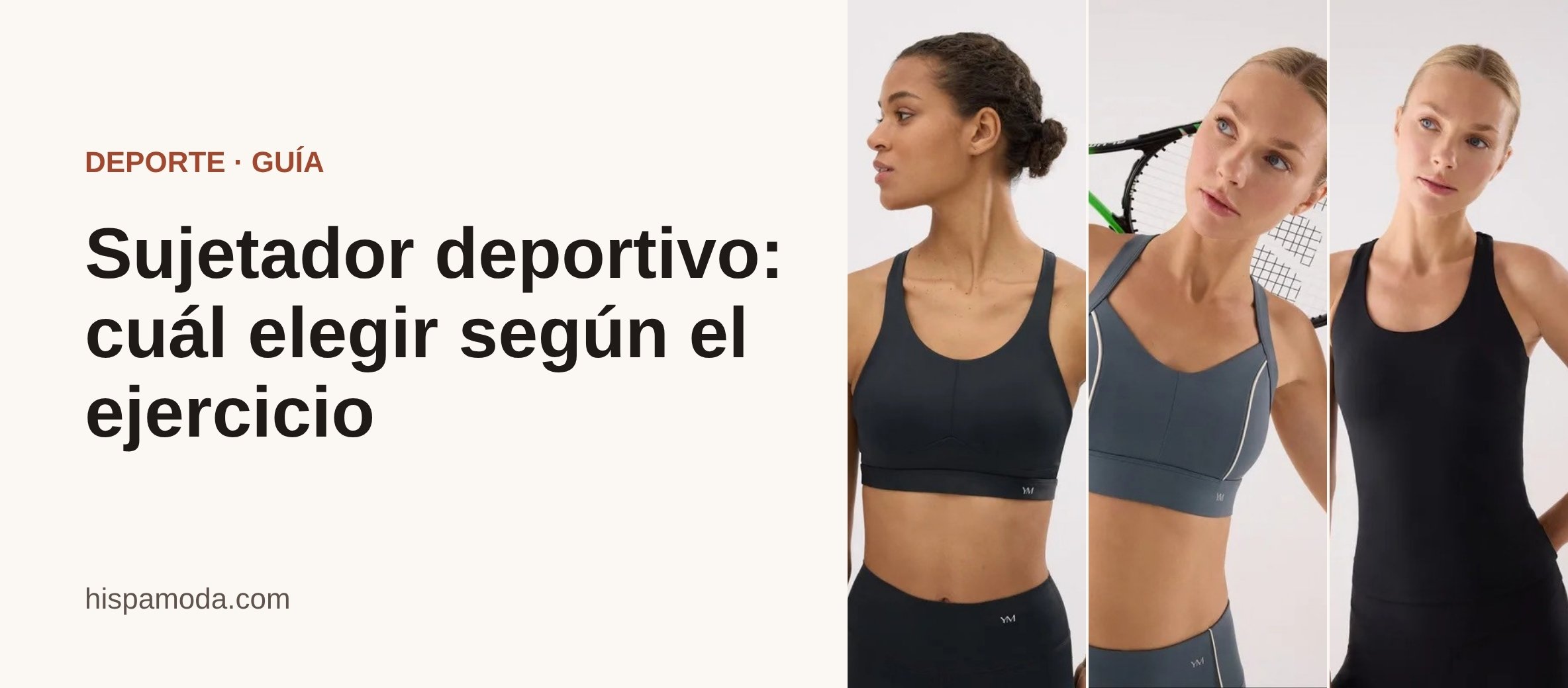Portada: sujetadores deportivos de Ysabel Mora