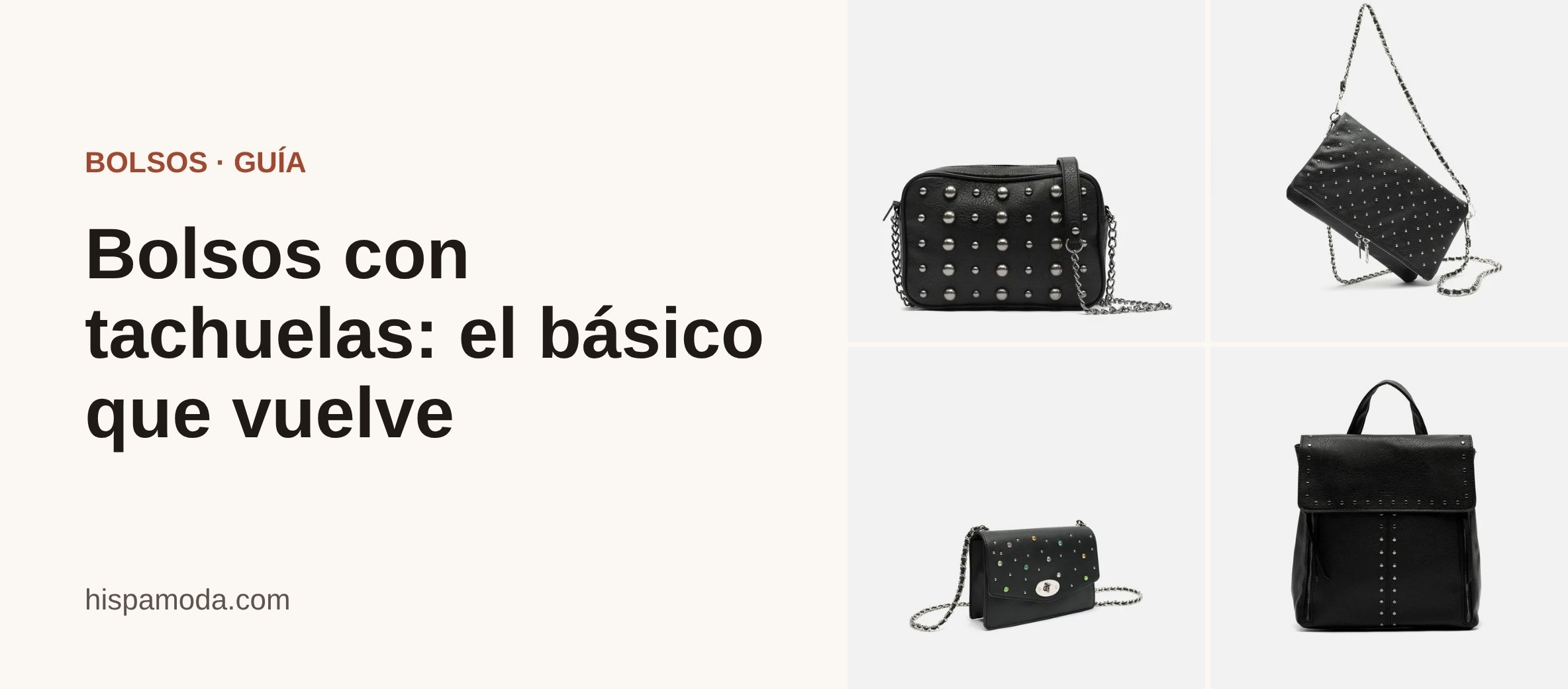 Portada: bolsos con tachuelas de Misako