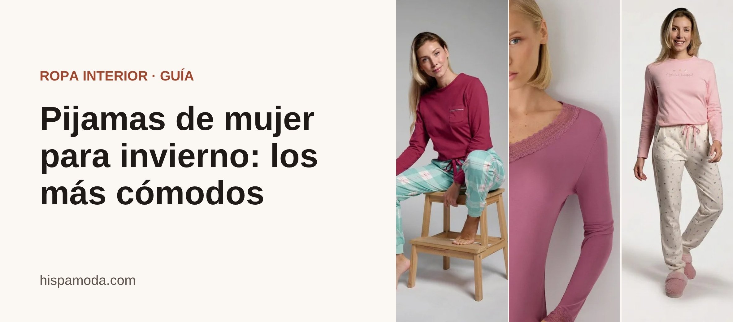 Portada: Pijamas de mujer para invierno: los más cómodos
