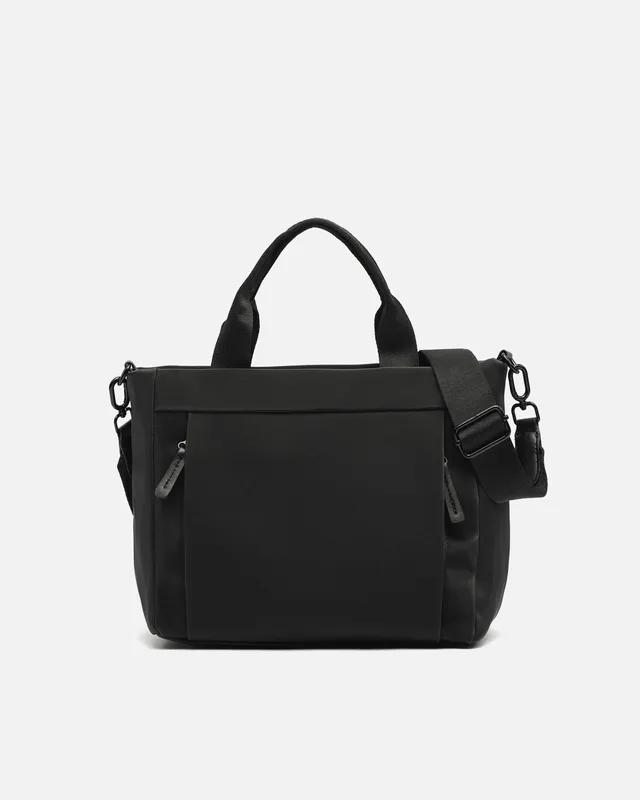 Danelin bolso tote mediano en nylon con asa bandolera extraíble de Misako