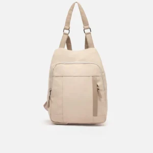 Mochila antirrobo Nova de Misako en nylon, en beige