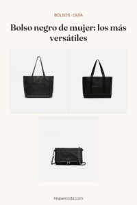Pin: Bolso negro de mujer: los más versátiles