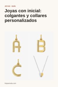Pin de Pinterest: Joyas con inicial: colgantes y collares personalizados