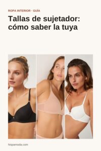 Pin de Pinterest: Tallas de sujetador: cómo saber la tuya