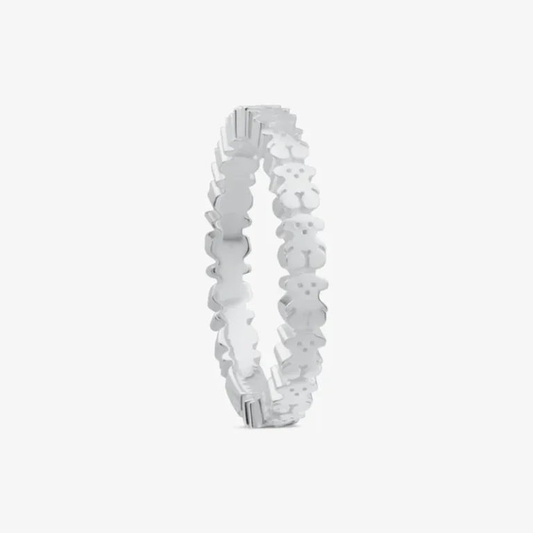 Anillo de plata motivos oso Straight de TOUS
