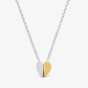 Collar bicolor y motivo corazón 7 mm TOUS 1950