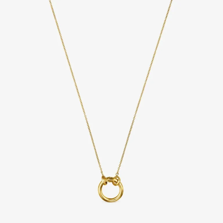 Collar pequeño TOUS Hold con baño de oro de 18 kt sobre plata