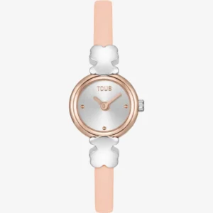 Reloj TOUS Icon Chic con correa de silicona nude