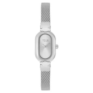 Reloj joya TOUS Oval Icon con brazalete de malla de acero