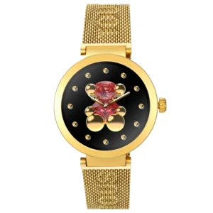 Smartwatch S-CONNECT con brazalete de acero dorado de TOUS