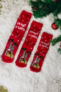 Calcetines navideños a juego para toda la familia de Ysabel Mora