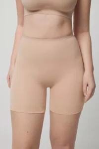 Faja alta reductora de algodón, compresión alta, nude de Ysabel Mora