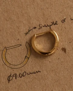 Pendientes Aro Base Xxs de Apodemia