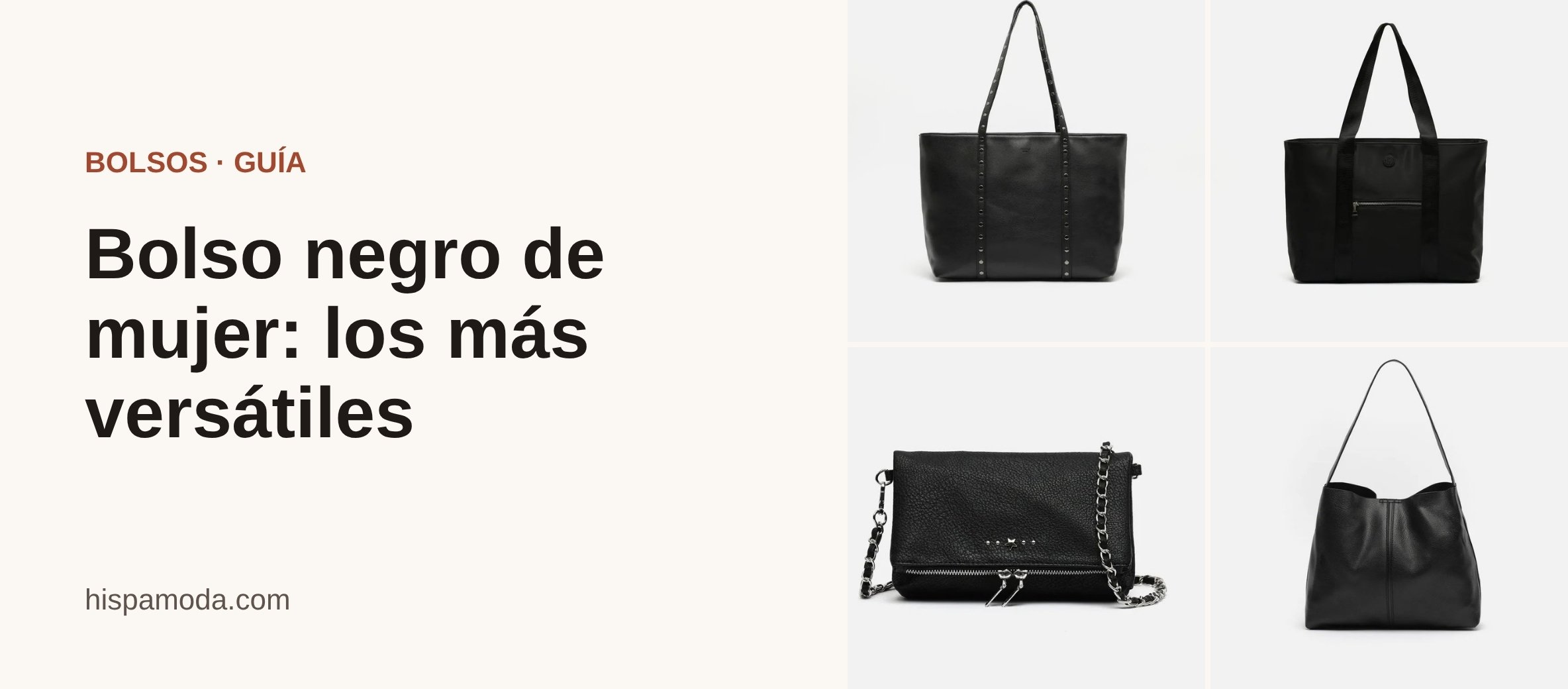 Portada: Bolso negro de mujer: los más versátiles