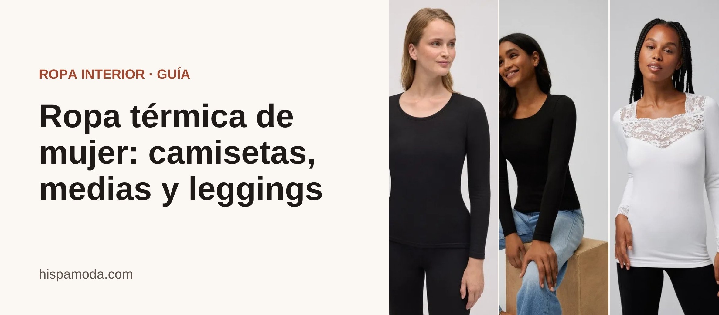 Portada: Ropa térmica de mujer: camisetas, medias y leggings