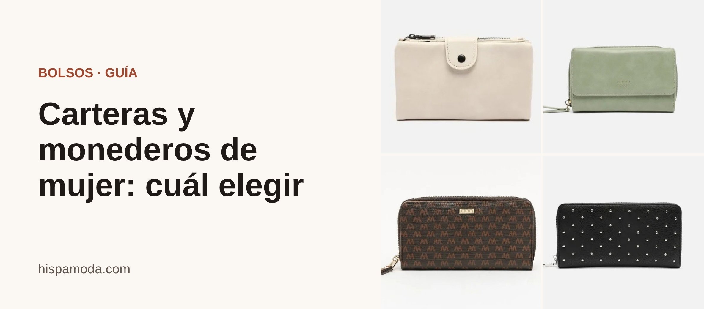 Portada: Carteras y monederos de mujer: cuál elegir