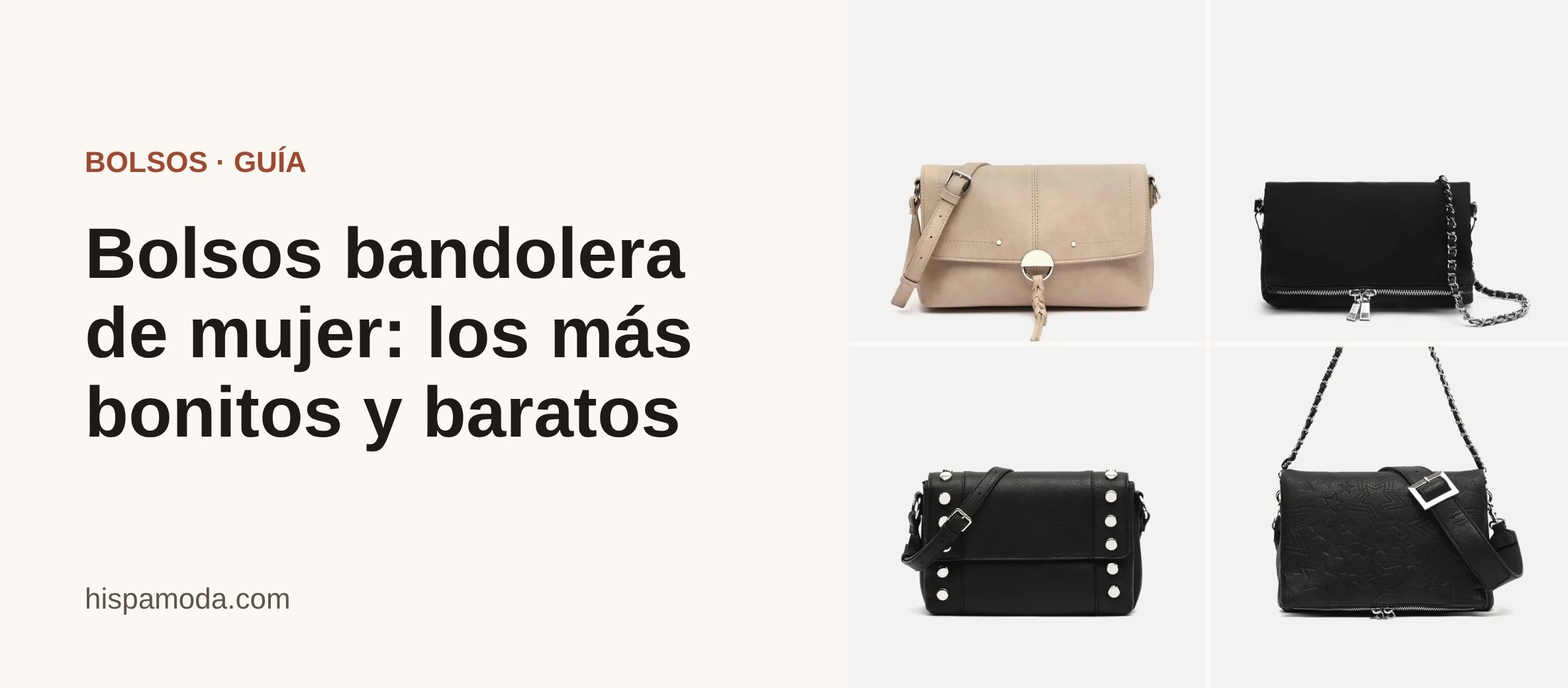 Portada: Bolsos bandolera de mujer: los más bonitos y baratos