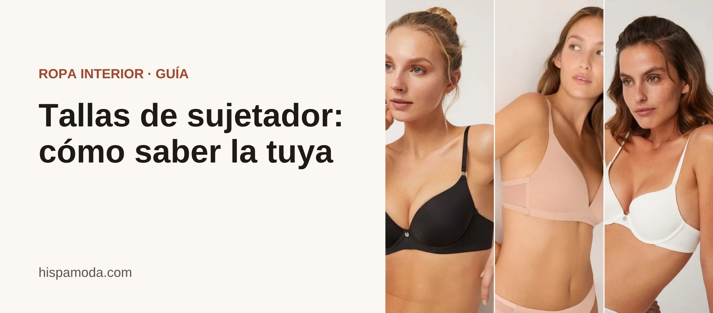 Portada: Tallas de sujetador: cómo saber la tuya
