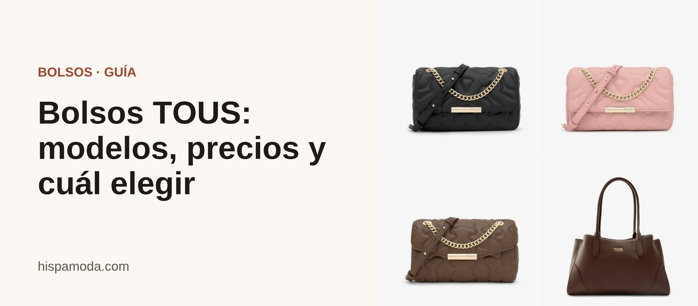 Portada: Bolsos TOUS: modelos, precios y cuál elegir