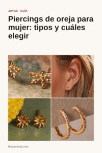 Pin de Pinterest: Piercings de oreja para mujer: tipos y cuáles elegir