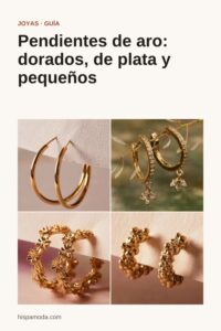 Pin de Pinterest: Pendientes de aro: dorados, de plata y pequeños